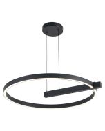 ΚΡΕΜΑΣΤΟ ΦΩΤΙΣΤΙΚΟ LED 40W 3000K ΜΑΥΡΟ Spotlight 6993