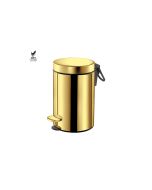 Sanco Waste Bins Χαρτοδοχείο 3 lt Soft Close (AISI 304) PVD χρυσό ορείχαλκο γυαλιστερό 90603-PVD-02PL