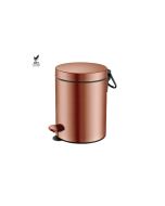 Sanco Waste Bins Χαρτοδοχείο 5 lt Soft Close (AISI 304) PVD κόκκινος χαλκός βουρτσιστός 90605-PVD-10BR