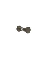 Sanco Glass Door Accessories Διπλό Πόμολο / Άγκιστρο Σκούρο μπρονζέ ματ SET-GL0670-DM25