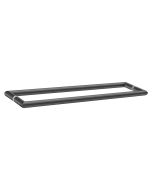 Sanco Glass Door Accessories Διπλή Λαβή / Πετσετοθήκη Σκούρο γραφίτη SET-GL0715-122
