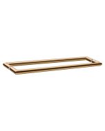 Sanco Glass Door Accessories Διπλή Λαβή / Πετσετοθήκη PVD θερμό μπρονζέ γυαλιστερό SET-GL0715-PVD-01PL