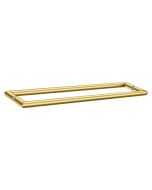 Sanco Glass Door Accessories Διπλή Λαβή / Πετσετοθήκη PVD χρυσό ορείχαλκο βουρτσιστό SET-GL0715-PVD-02BR