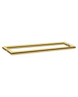 Sanco Glass Door Accessories Διπλή Λαβή / Πετσετοθήκη PVD χρυσό ορείχαλκο γυαλιστερό SET-GL0715-PVD-02PL