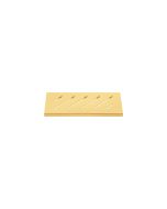 Sanco Shower Shelves Σπογγοθήκη (AISI 304) PVD χρυσό ορείχαλκο βουρτσιστό SH-0101-PVD-02BR