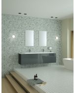 Έπιπλο Μπάνιου Μ210xB50xY55cm Βάση-Νιπτήρας-2 τμχ. Καθρέπτης MDF Λάκα Μολυβί Savvopoulos Ultima 03-9152