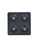 Downlight Mounted σποτ 4*8W 3CCT σε μαύρη απόχρωση X00290B