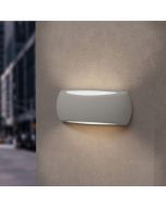 FUMAGALLI FRANCY ΑΠΛΙΚΑ ΤΟΙΧΟΥ 1ΧΕ27 300X130mm ΓΚΡΙ ΟΠΑΛ Eurolamp 145-26179