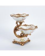 ΦΟΝΤΑΝΙΕΡΑ ΠΟΛΥΡΕΖΙΝ ΛΕΥΚΗ - ΧΡΥΣΗ 24x19x26cm Eurolamp 752-21012
