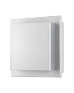 ΑΠΛΙΚΑ ΤΟΙΧΟΥ ΚΙΝΗΤΗ LED 6W 138X138X57 3000K IP54 ΛΕΥΚΗ PRO ARTE ILLUMINA Eurolamp 145-20222
