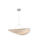 ΦΩΤΙΣΤΙΚΟ ΚΡΕΜΑΣΤΟ TYVEK ΜΟΝΟΦΩΤΟ LED 15W 675Lm 3000K Φ600mm ΛΕΥΚΟ ARTE ILLUMINA NEFI Eurolamp 144-24152