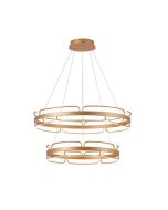 ΦΩΤΙΣΤΙΚΟ ΚΡΕΜΑΣΤΟ ΟΒΑΛ LED 105W 6300Lm 3000K Φ800X1500mm ΧΡΥΣΟ ARTE ILLUMINA LUCEO Eurolamp 144-18076
