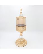 ΦΟΝΤΑΝΙΕΡΑ ΓΥΑΛΙΝΗ ΜΕ ΜΕΤΤΑΛΟ ΧΡΥΣΟ 15x45cm Eurolamp 819-00257