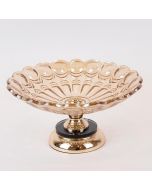 ΜΠΩΛ ΜΕΤΑΛΛΙΚΟ - ΓΥΑΛΙΝΟ ΧΡΥΣΟ 30x18cm Eurolamp 754-11020