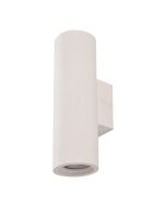 ΑΠΛΙΚΑ ΤΟΙΧΟΥ UP-DOWN ΣΤΡΟΓΓΥΛΛΗ ΓΥΨΙΝΗ 2xGU10 MAX 6W LED Φ75x100x250 Eurolamp 147-53310