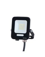 ΠΡΟΒΟΛΕΑΣ LED SMD 10W ΜΑΥΡΟΣ IP66 3000K PLUS Eurolamp 147-69002