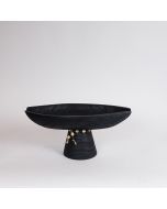 ΔΙΑΚΟΣΜΗΤΙΚΗ ΠΙΑΤΕΛΑ ΞΥΛΟ ΜΑΥΡΟ 41x20x18cm Eurolamp 819-00687
