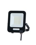 ΠΡΟΒΟΛΕΑΣ LED 30W SMD ΜΑΥΡΟΣ IP66 4000K PLUS 60cm ΚΑΛΩΔΙΟ Eurolamp 147-69805
