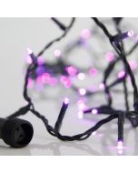 ΣΕΙΡΑ, 100 LED 3mm, 31V ΜΕΤΑΣΧΗΜΑΤΙΣΤΗ, 4 ΕΠΕΚΤΑΣΕΙΣ ΕΩΣ 3 ΣΕΤ, ΠΡΑΣΙΝΟ PVC ΚΑΛΩΔΙΟ, ΜΩΒ LED ΑΝΑ 5cm, ΠΡΟΕΚΤΑΣΗ ΠΑΡΟΧΗΣ 3m, ΙΡ44 Eurolamp 600-11334