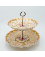 ΟΡΝΤΕΒΙΕΡΑ ΠΟΡΣΕΛΑΝΙΝΗ ΜΠΕΖ - ΧΡΥΣΗ 31x25x26cm Eurolamp 819-00086