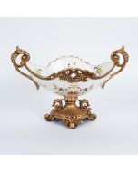 ΦΟΝΤΑΝΙΕΡΑ ΠΟΛΥΡΕΖΙΝ ΛΕΥΚΗ - ΧΡΥΣΗ 35x20x23cm Eurolamp 752-21013