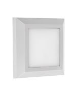 ΦΩΤΙΣΤΙΚΟ ΤΟΙΧΟΥ SLIM LED 3W IP65 230V 3CCT 125X125mm PRO ΛΕΥΚΟ ARTE ILLUMINA Eurolamp 145-52084