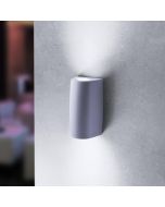 FUMAGALLI MARTA 90 2L ΑΠΛΙΚΑ ΤΟΙΧΟΥ UP/DOWN 2xGU10 2,9W 2CCT(2700K-4000K) 170X92mm ΓΚΡΙ Eurolamp 145-26272