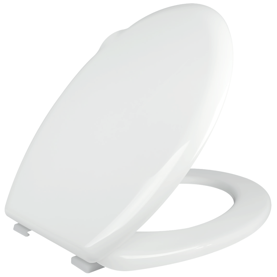 Κάλυμμα Λεκάνης Universal Λευκό Πλαστικό γαι Vitruvit, Kerafina Οπές 16-18εκ. Μ45 εκ. Π37εκ. Elvit 0001