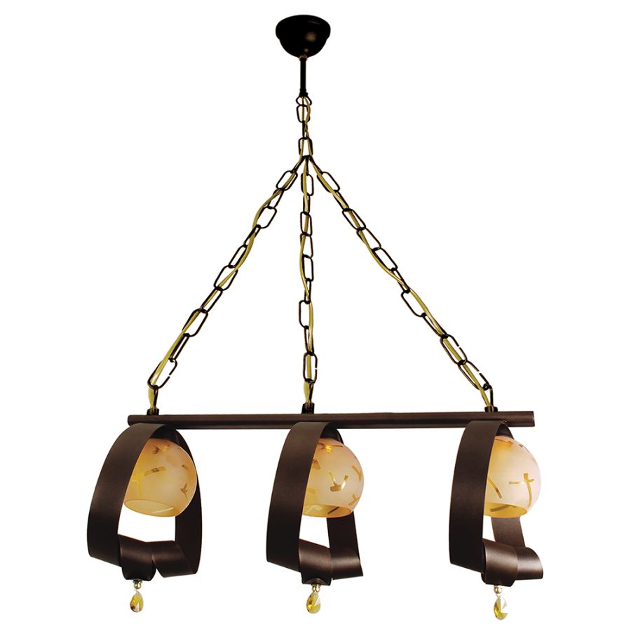 PDA 103-3 3/Φ ΡΑΓΑ ΠΟΡΤΟΚΑΛΙ ΓΥΑΛΙ 3ΧΕ27 ARlight 0101102