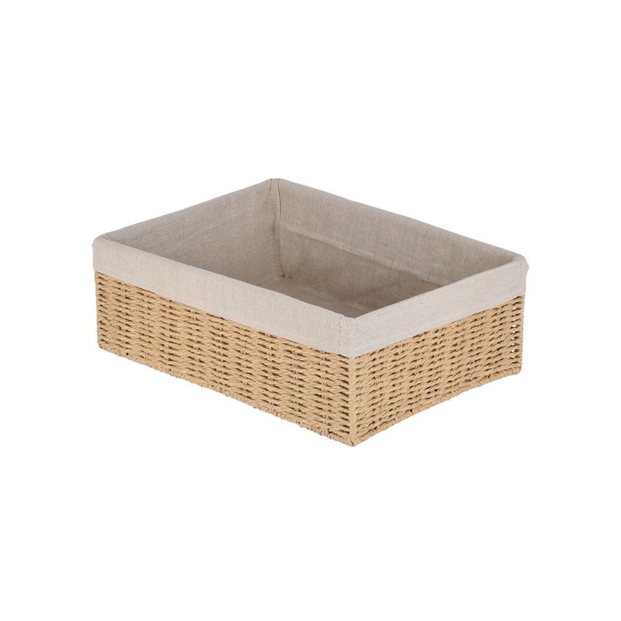 Κουτί Αποθήκευσης & Οργάνωσης 28x20x10cm με Εσωτερική Επένδυση Estia Home Art Botanica 02-18832