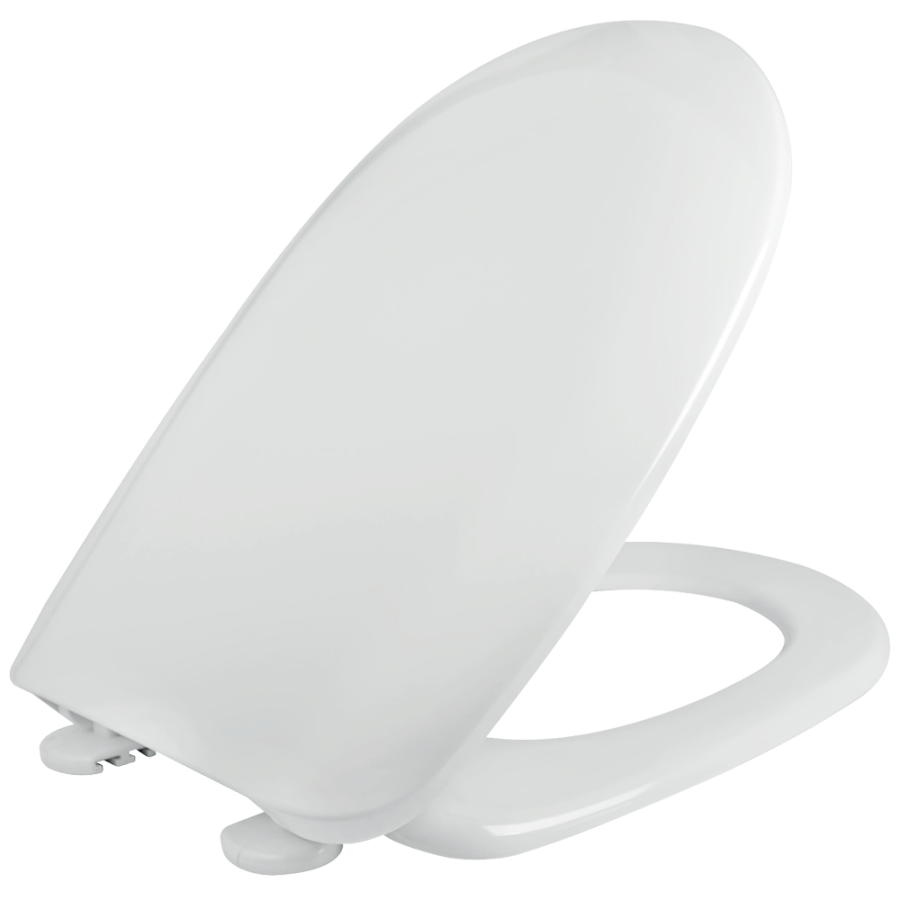 Κάλυμμα Λεκάνης Λευκό Βακελιτικό Soft Close Passepartout για Ideal Standard Linda I.S Οπές 12,6-18,3εκ. Μ42,80-44,6 εκ. Π36εκ. Elvit 0264