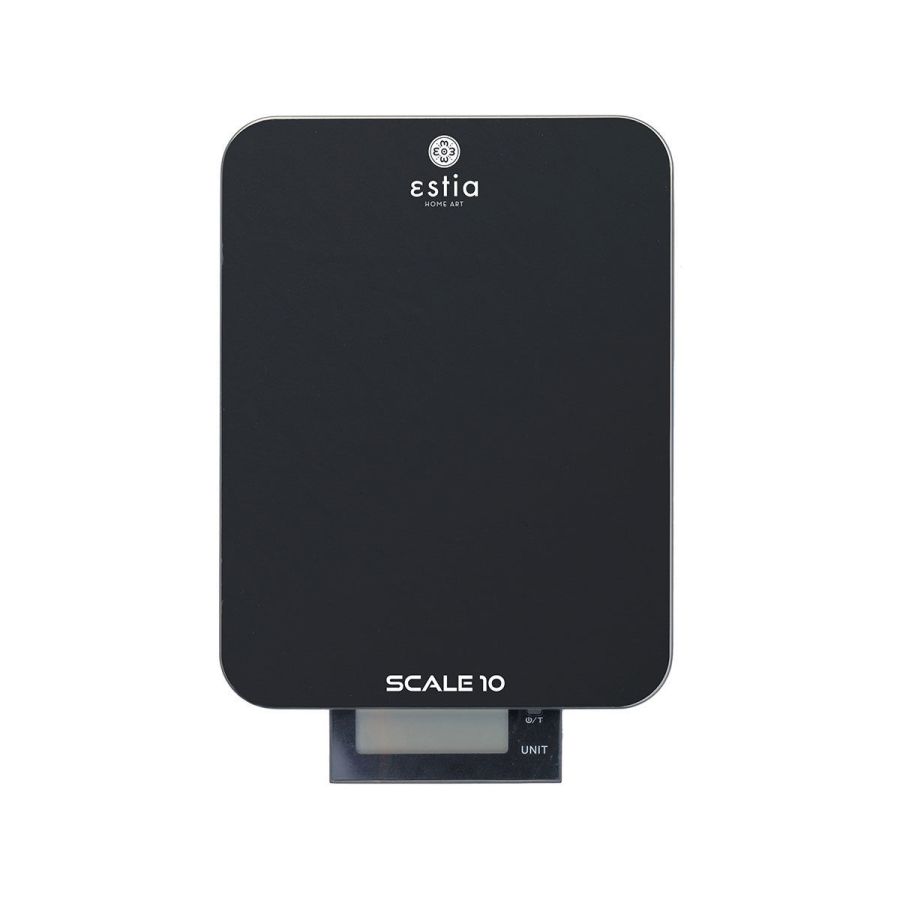 Ζυγαριά Κουζίνας Ψηφιακή Μέγιστου Βάρους 10Kg Μαύρη Estia Home Art Scale 10 06-12021