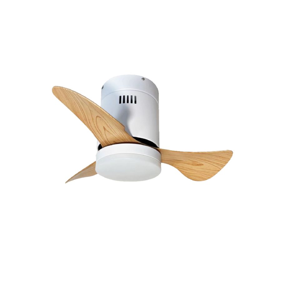 it-Lighting Elsinore -15W 3CCT LED Fan Light in White with Wooden Color 102000410