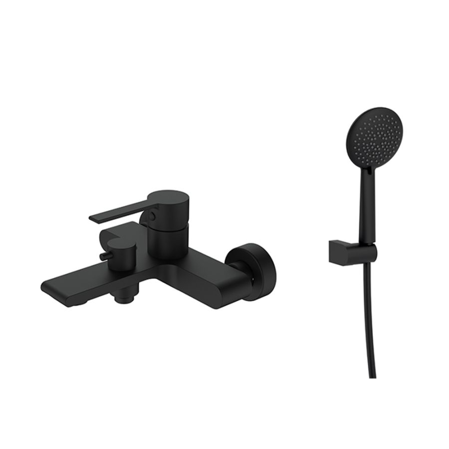 Orabella Elegance Black matt - Μπαταρία λουτρού 10217