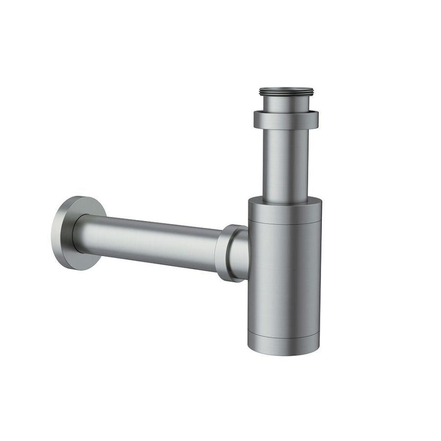 L Shaped Gun Metal Light - Σιφώνι νιπτήρος 10228