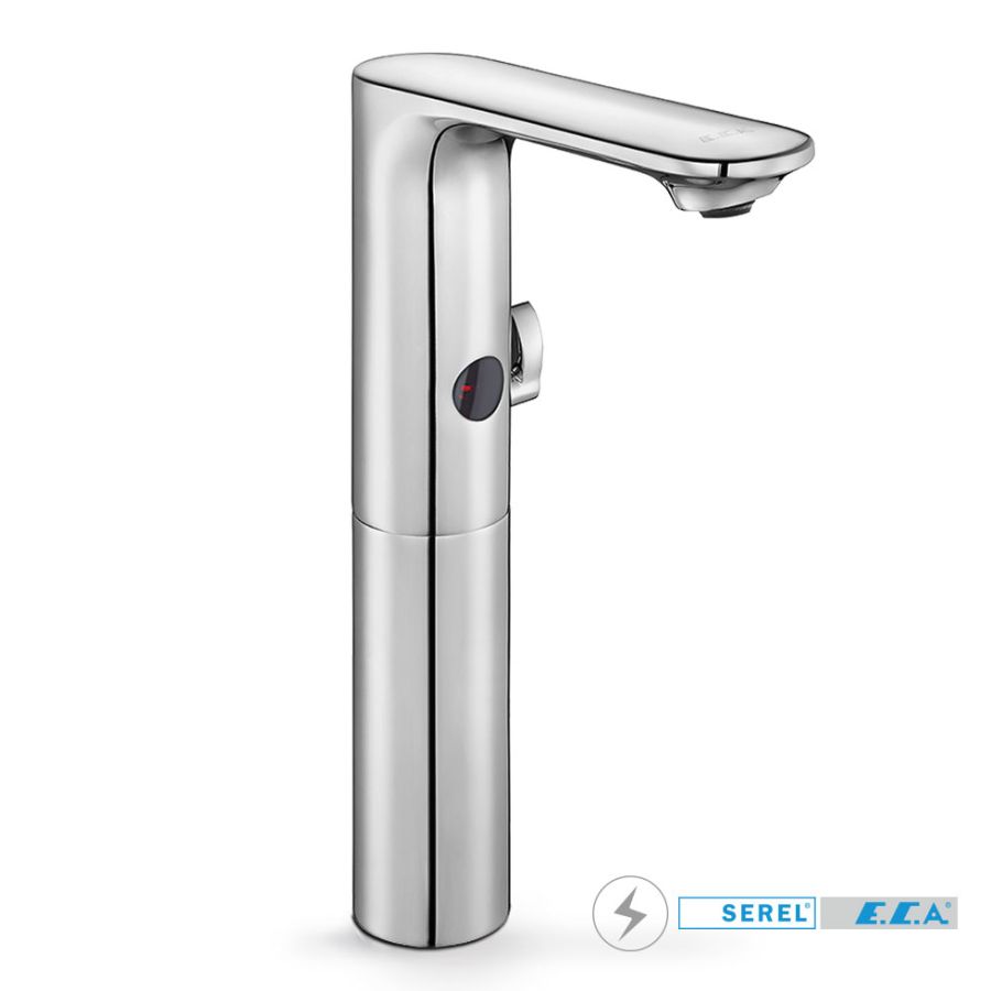 Μπαταρία Νιπτήρα Ηλεκτρονική (ρεύματος) SEREL ECA Chrome 108108045-100