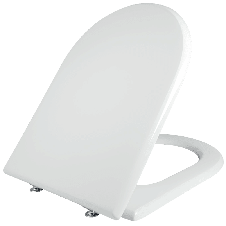 Κάλυμμα Λεκάνης WC D-Shape Μικρό, 41,3x34cm Οπές 16cm Μεταλλικά στηρίγματα με εκτόνωση,Polyester Dolomite Claudia 1230