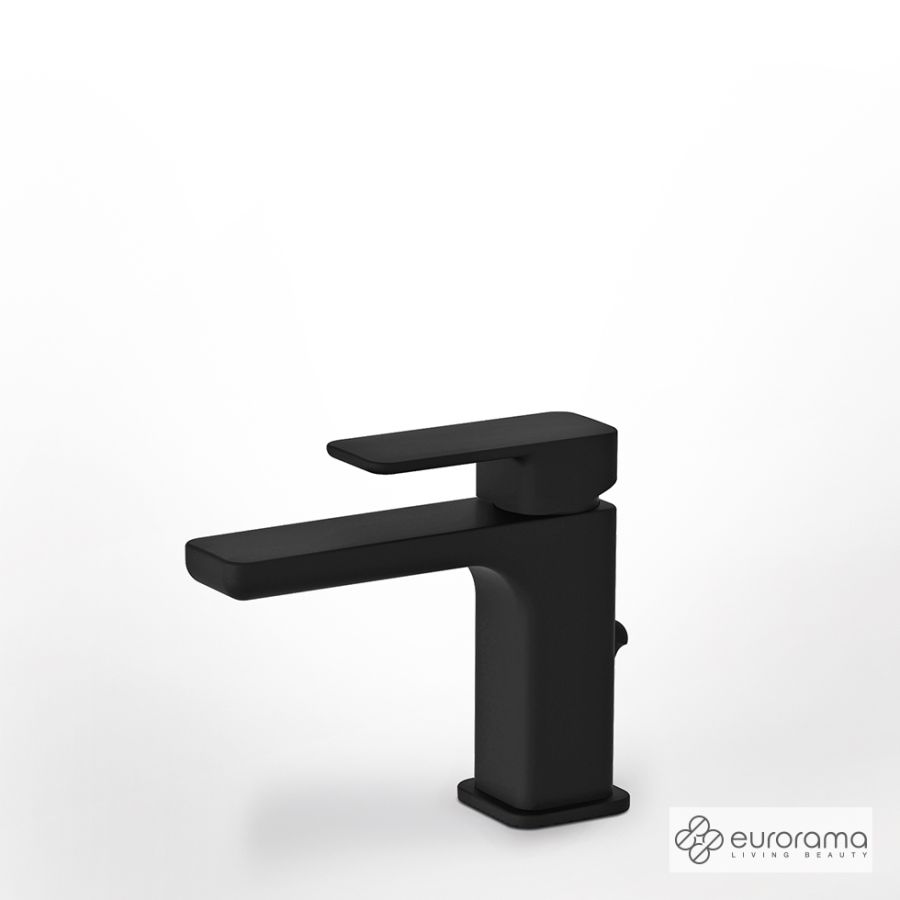 Μπαταρία Νιπτήρα Quadra Eurorama Black Μatt 144310-400
