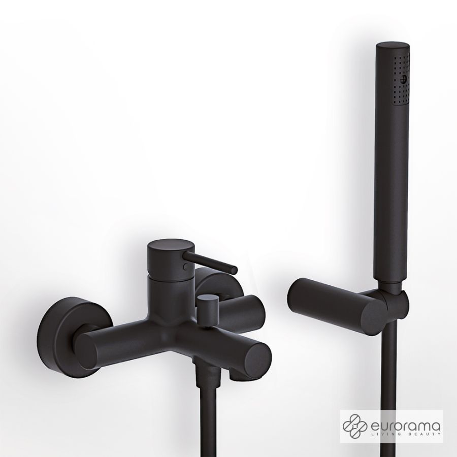 Μπαταρία Λουτρού Tonda Eurorama Black Matt 145210-400