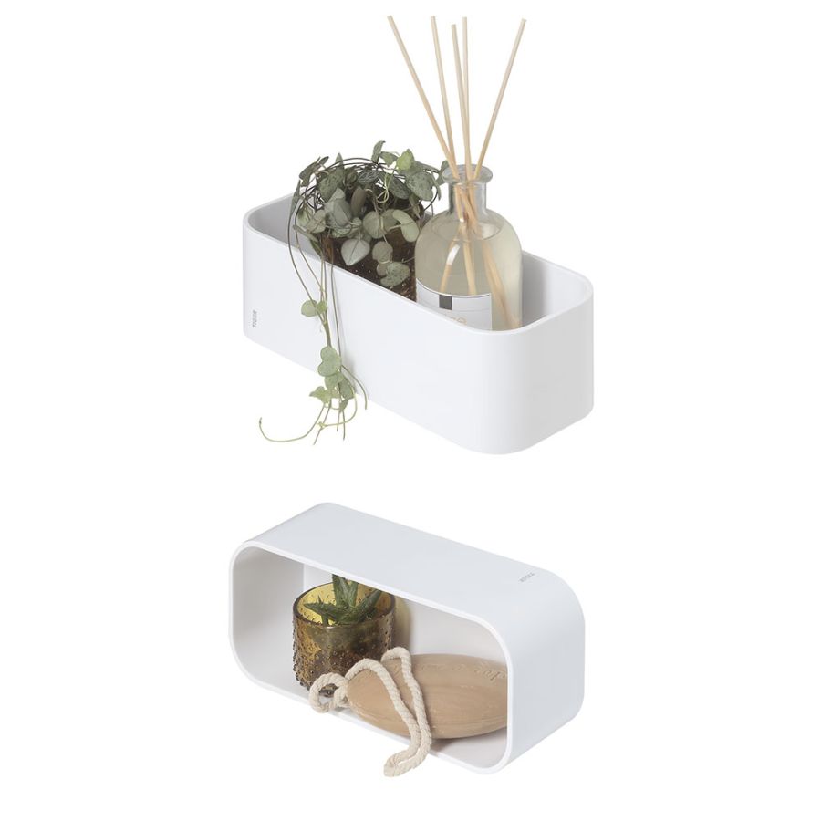 Tiger 2-Store Επιτοίχιο Ράφι 25 cm White 1500010146  1500010146