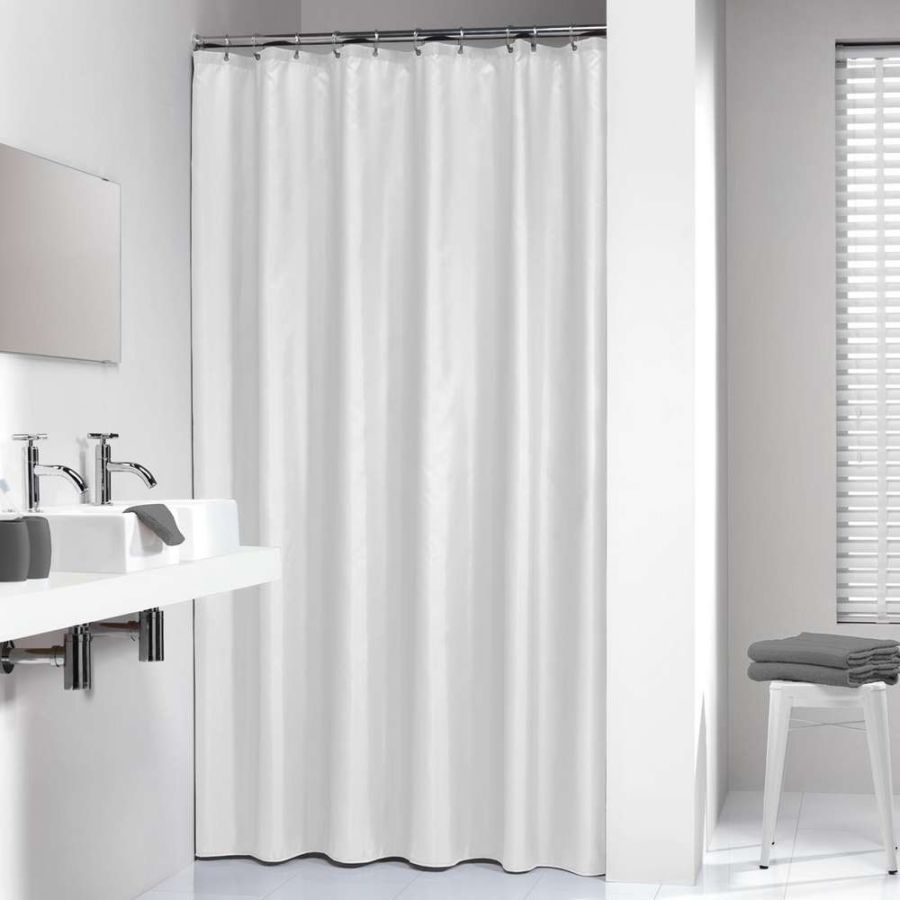 Granada 180x200 white κουρτίνα μπάνιου πλαστική Sealskin 217001310