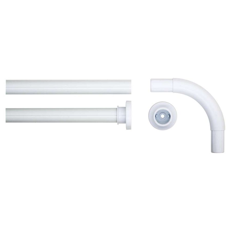 90x90 Ø 28 mm white βραχίονας μπάνιου γωνιακός Sealskin 276666210