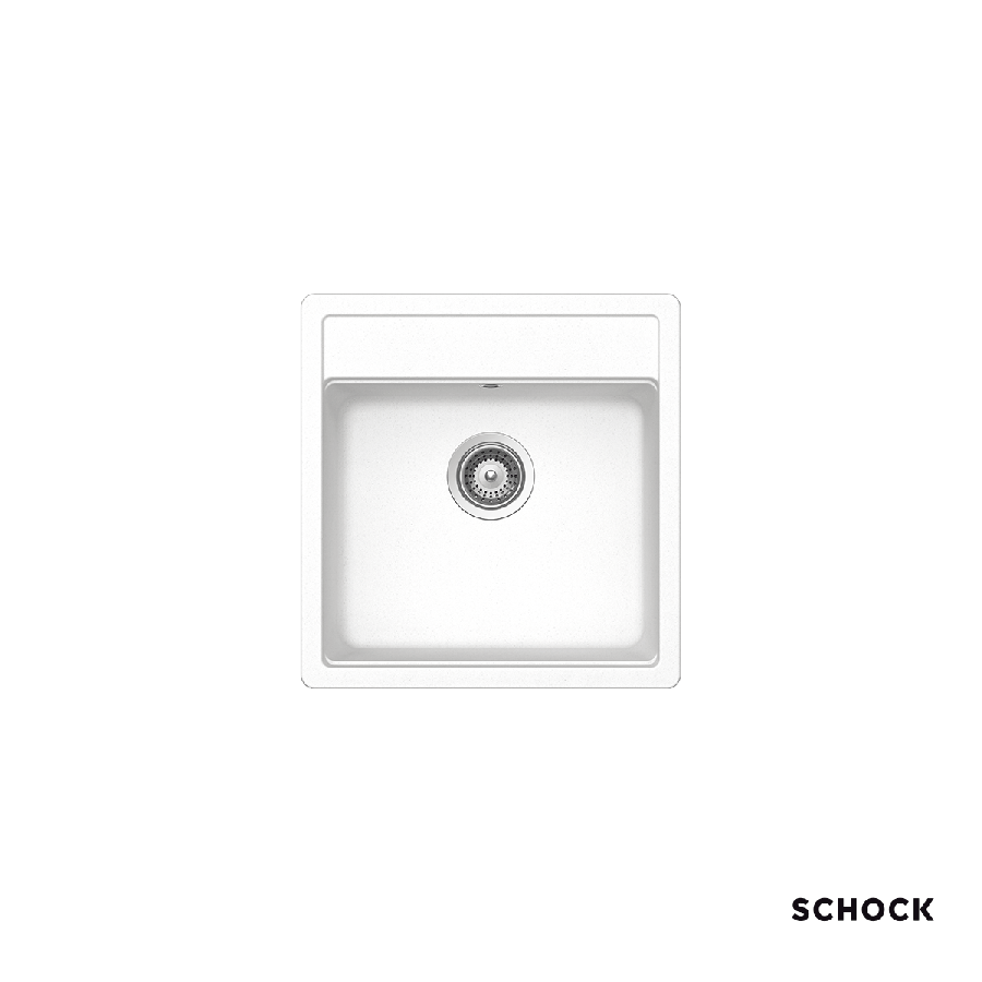 Νεροχύτης Κουζίνας Γρανίτη Manhattan 49x51 Schock Cristalite Super White Granite  30050-1301