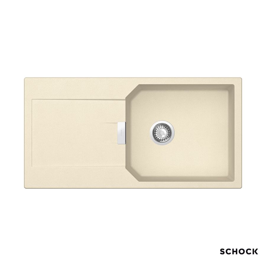 Νεροχύτης Κουζίνας Γρανίτη Manhattan 100x51 Schock Cristalite Vanilla Granite  30100-1321