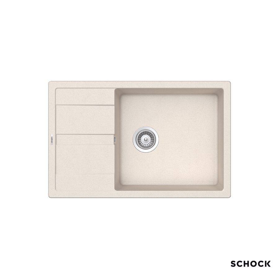 Νεροχύτης Κουζίνας Γρανίτη Manhattan 78x50 Schock Cristalite Everest Granite  30180-1511