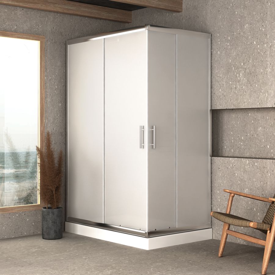 Orabella Signe Plus Fabric 80X100 - Καμπίνα αντιστρέψιμη, ασύμμετρη, γωνιακής εισόδου 30532