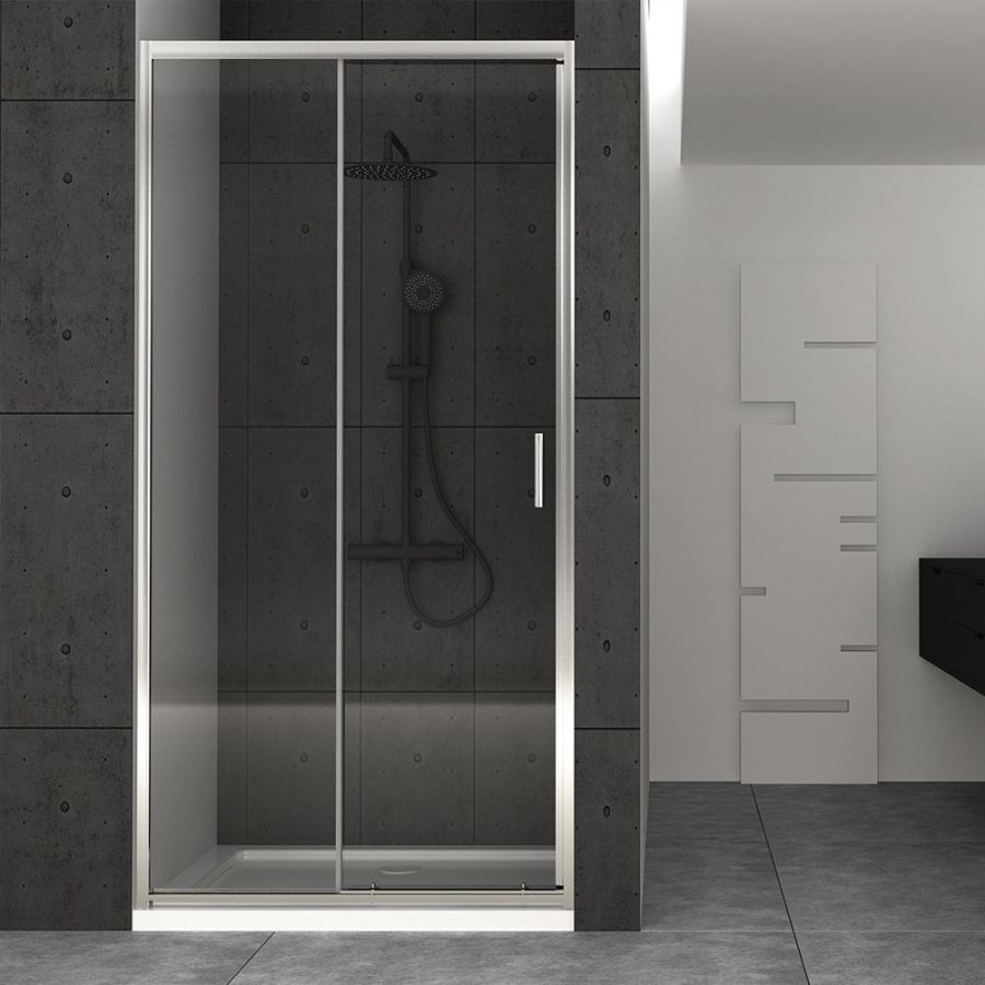 Orabella Siera 150 cm - Καμπίνα αντιστρέψιμη, ευθύγραμμη με σταθερό πλαϊνό 70 cm 30741-30744