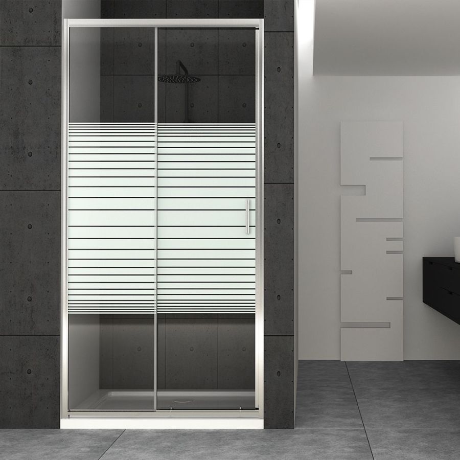 Orabella Siera Σεριγραφία 110 cm - Καμπίνα αντιστρέψιμη, ευθύγραμμη με σταθερό πλαϊνό 70 cm 30750-30765