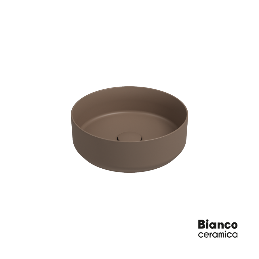 Νιπτήρας Πορσελάνης Φ36 Bianco Ceramica taupe Matt 33036-530