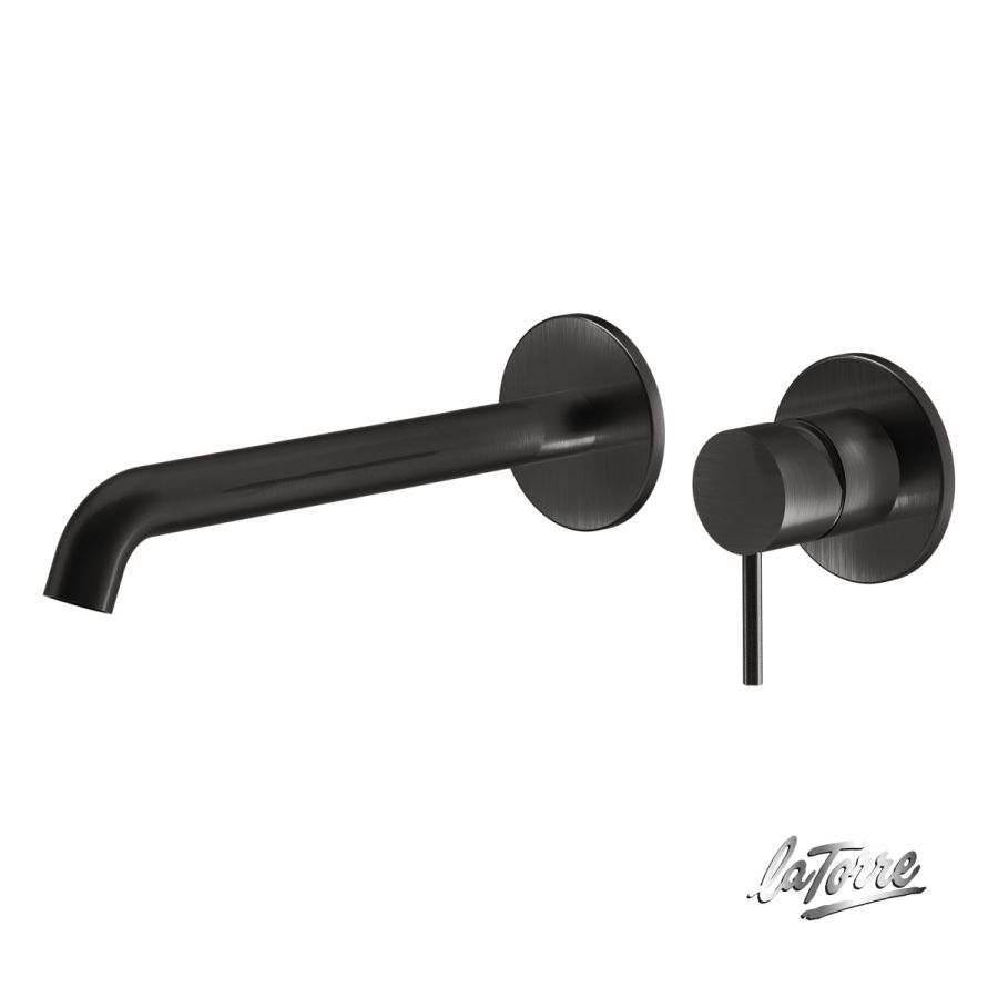 ΜΠΑΤ.ΝΙΠΤ.ΤΟΙΧΟΥ ELLE 316 LA TORRE INOX PVD BLACK BRUSHED 35032-411